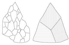 Ceramic alumina and zirconia alumina blend