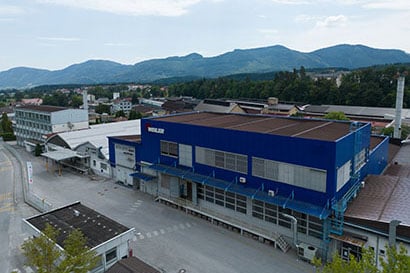 Ena izmed lokacij Weiler Abrasives v Sloveniji